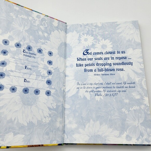 Pathway to Sunshine by Rice, Helen Steiner 1992 Hardcover Journal with Prayers - Picture 5 of 7